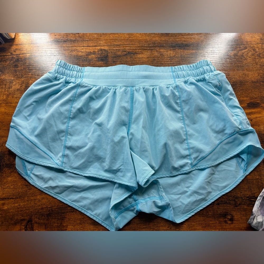 lululemon athletica Light Blue Athletic Shorts
